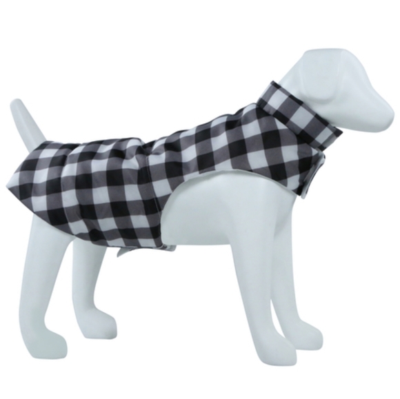 Other - Pet Black & White Plaid Jacket